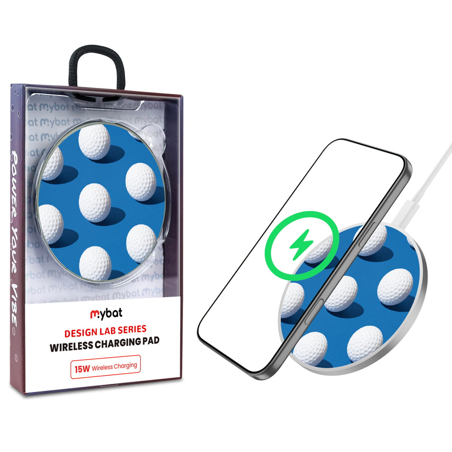 MyBat Design Lab Series Wireless Charging Pad - Silver - Golf Ball Roll - MCGWIRC22SL-313-1.jpg
