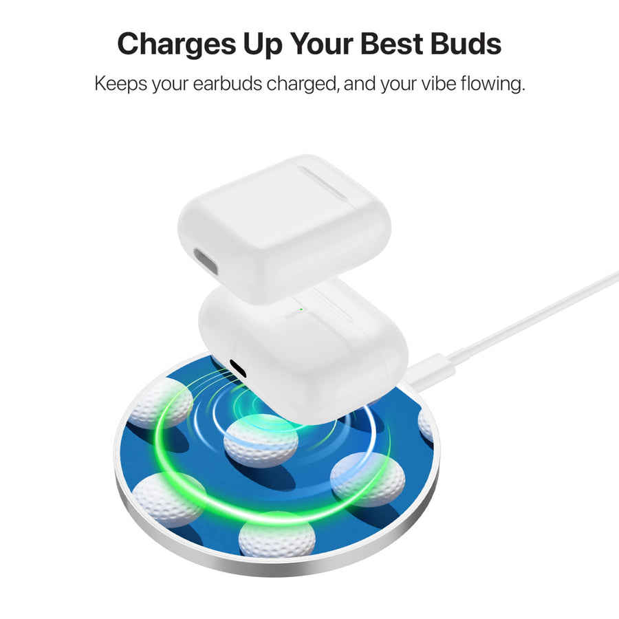 MyBat Design Lab Series Wireless Charging Pad - Silver - Golf Ball Roll - MCGWIRC22SL-313-6.jpg
