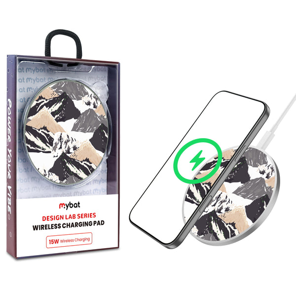 MyBat Design Lab Series Wireless Charging Pad - Silver - Rocky Peaks - MCGWIRC22SL-323-1.jpg