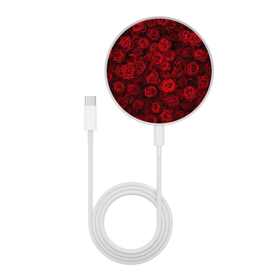 MyBat Design Lab Series Wireless Charging Pad - Silver - Red Roses - MCGWIRC22SL-343-3.jpg