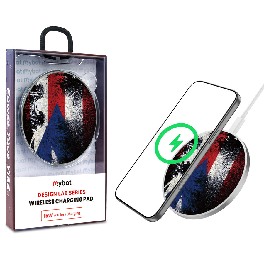 MyBat Design Lab Series Wireless Charging Pad - Silver - Puerto Rico Eagle Flag - MCGWIRC22SL-359-1.jpg