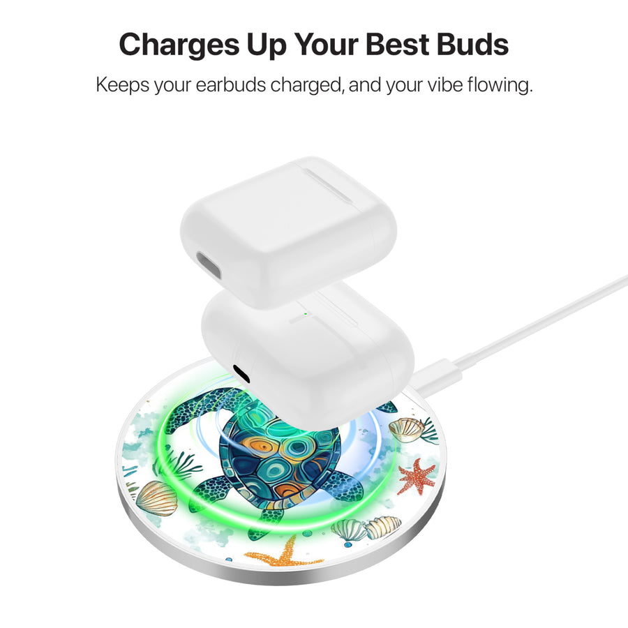 MyBat Design Lab Series Wireless Charging Pad - Silver - Sea Turtles - MCGWIRC22SL-375-6.jpg