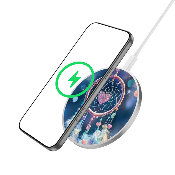 MyBat Design Lab Series Wireless Charging Pad - Silver - Pastel Dreamcatcher - MCGWIRC22SL-376-2.jpg