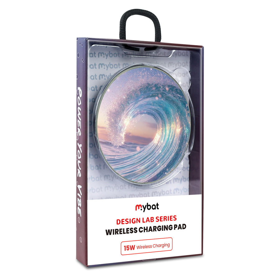 MyBat Design Lab Series Wireless Charging Pad - Silver - Dreamy Waves - MCGWIRC22SL-379-9.jpg