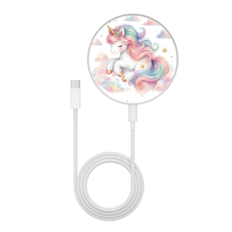 MyBat Design Lab Series Wireless Charging Pad - Silver - Rainbow Unicorn - MCGWIRC22SL-392-3.jpg