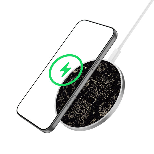 MyBat Design Lab Series Wireless Charging Pad - Silver - Mystic Elements - MCGWIRC22SL-412-2.jpg