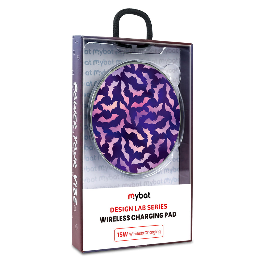 MyBat Design Lab Series Wireless Charging Pad - Silver - Twilight Bats - MCGWIRC22SL-422-9.jpg