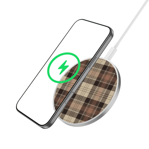 MyBat Design Lab Series Wireless Charging Pad - Silver - Mocha Flannel - MCGWIRC22SL-431-2.jpg