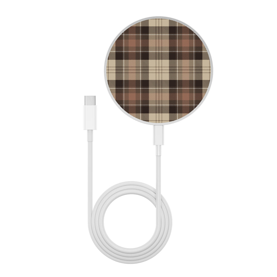 MyBat Design Lab Series Wireless Charging Pad - Silver - Mocha Flannel - MCGWIRC22SL-431-3.jpg