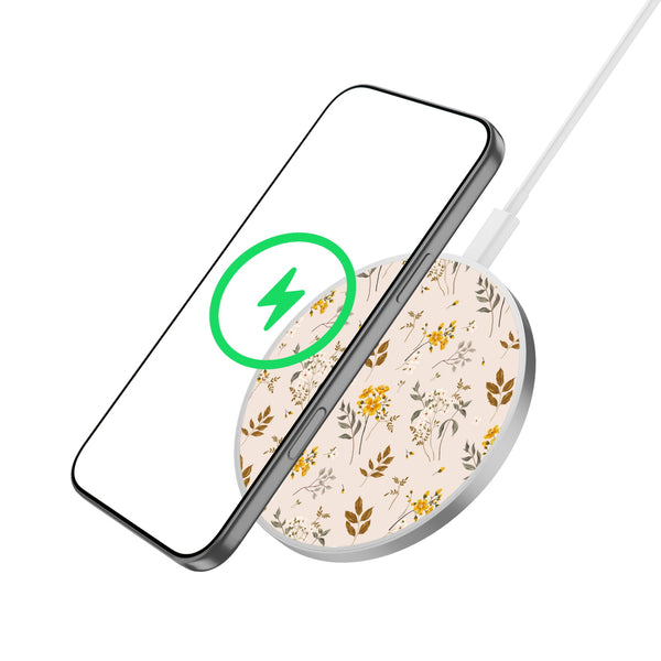 MyBat Design Lab Series Wireless Charging Pad - Silver - Ditsy Botanical - MCGWIRC22SL-433-2.jpg