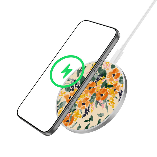 MyBat Design Lab Series Wireless Charging Pad - Silver - Marigold Mix - MCGWIRC22SL-434-2.jpg