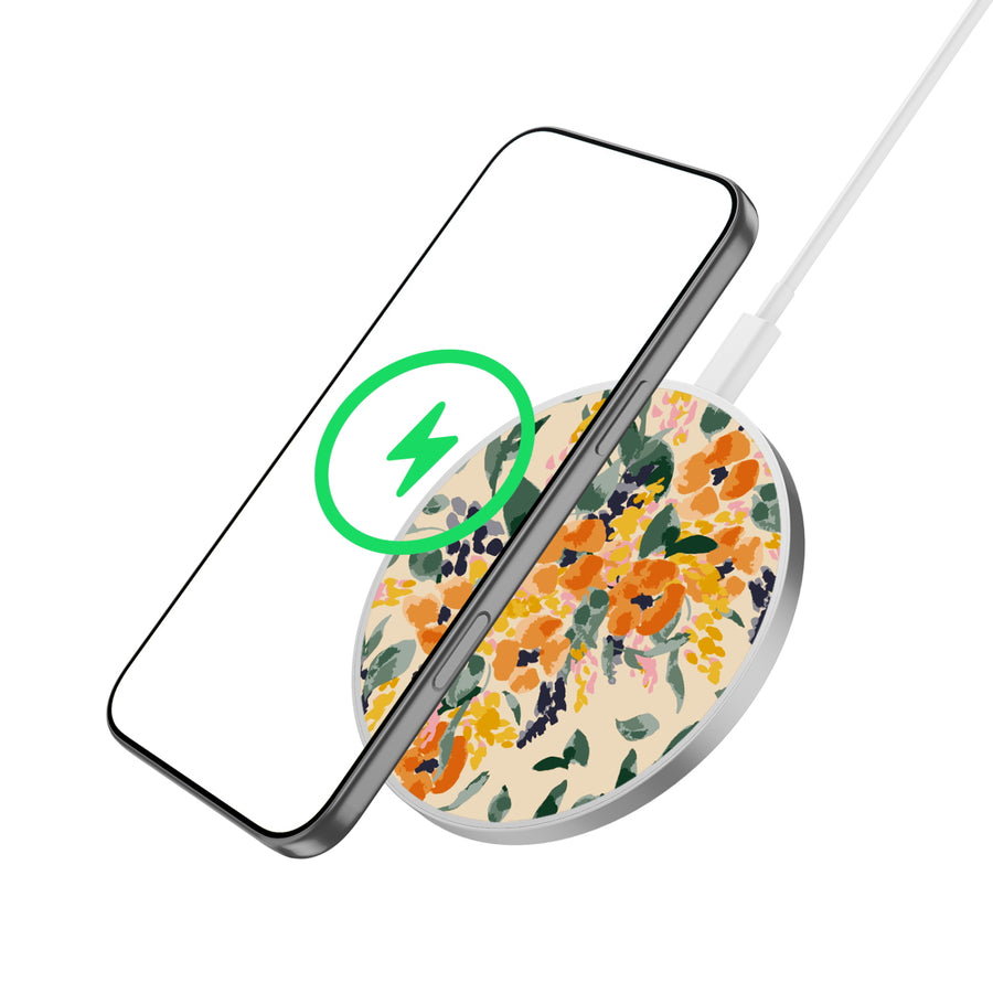 MyBat Design Lab Series Wireless Charging Pad - Silver - Marigold Mix - MCGWIRC22SL-434-2.jpg