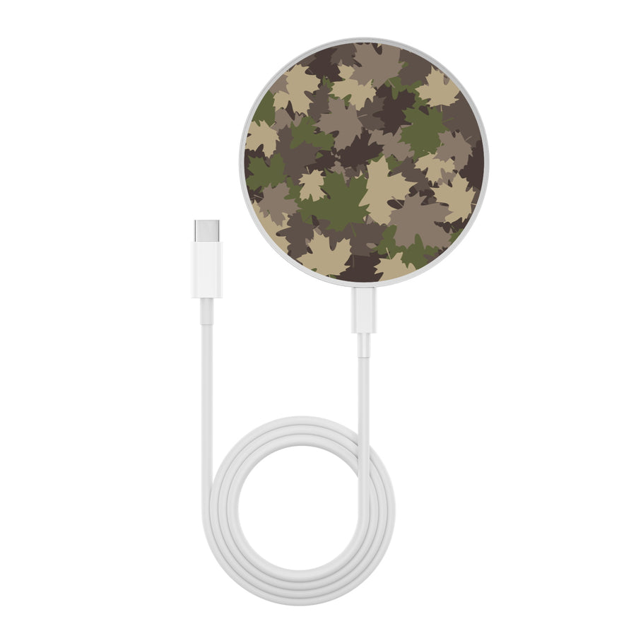 MyBat Design Lab Series Wireless Charging Pad - Silver - Leaf Camo - MCGWIRC22SL-445-3.jpg
