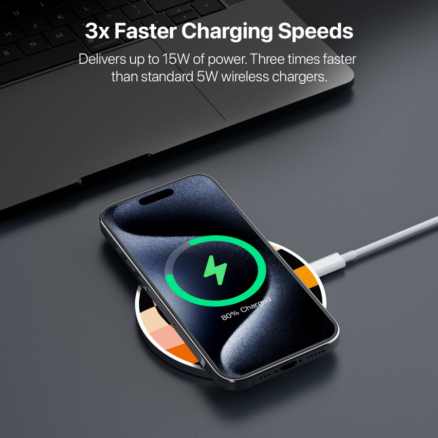 MyBat Design Lab Series Wireless Charging Pad - Silver - Groovy Check - MCGWIRC22SL-448-5.jpg