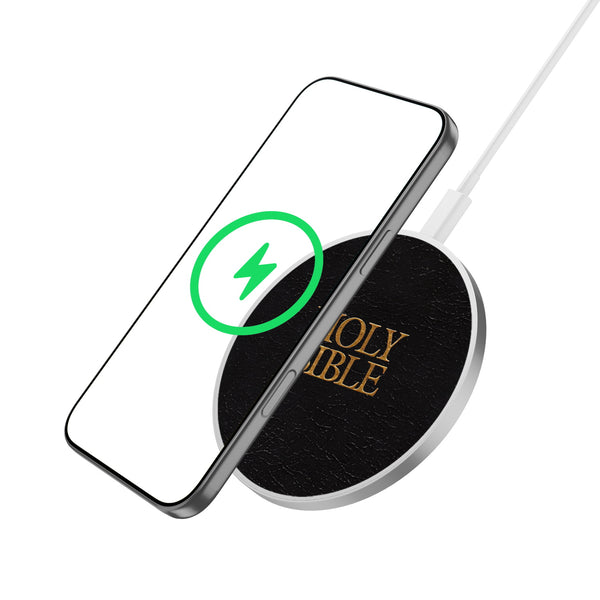 MyBat Design Lab Series Wireless Charging Pad - Silver - Holy Bible - MCGWIRC22SL-454-2.jpg