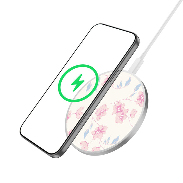 MyBat Design Lab Series Wireless Charging Pad - Silver - Rose Mallow - MCGWIRC22SL-474-2.jpg