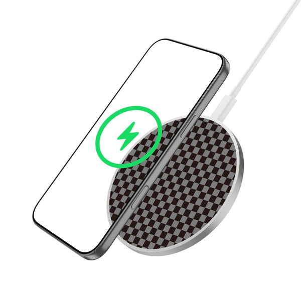 MyBat Design Lab Series Wireless Charging Pad - Silver - Tuxedo Check - MCGWIRC22SL-477-2.jpg