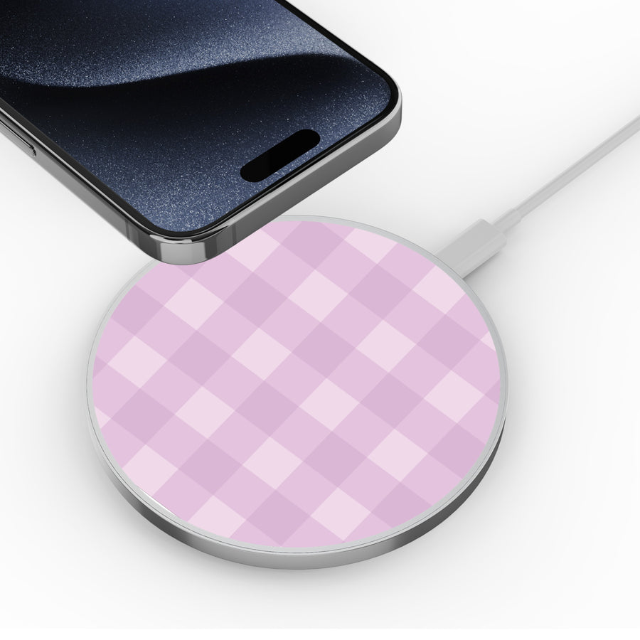 MyBat Design Lab Series Wireless Charging Pad - Silver - Purple Plaid - MCGWIRC22SL-483-4.jpg