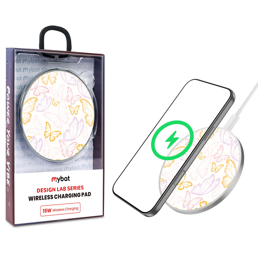 MyBat Design Lab Series Wireless Charging Pad - Silver - Wing Outline - MCGWIRC22SL-491-1.jpg