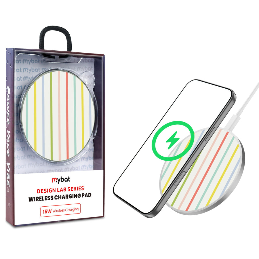 MyBat Design Lab Series Wireless Charging Pad - Silver - Boadwalk Stripes - MCGWIRC22SL-497-1.jpg