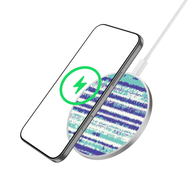 MyBat Design Lab Series Wireless Charging Pad - Silver - Saltwater Streak - MCGWIRC22SL-503-2.jpg