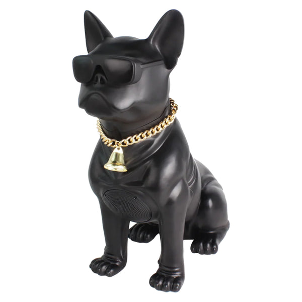 MaxPower Wooof 20" Tall Speaker With Gold Style Chain And Two Built In Speakers - Black - MD566-BK-3.jpg