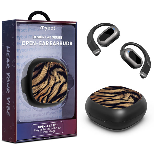 MyBat Design Lab Open-Ear Earbuds - Black - Tiger Fur - MFHSBTST251-006-1.jpg