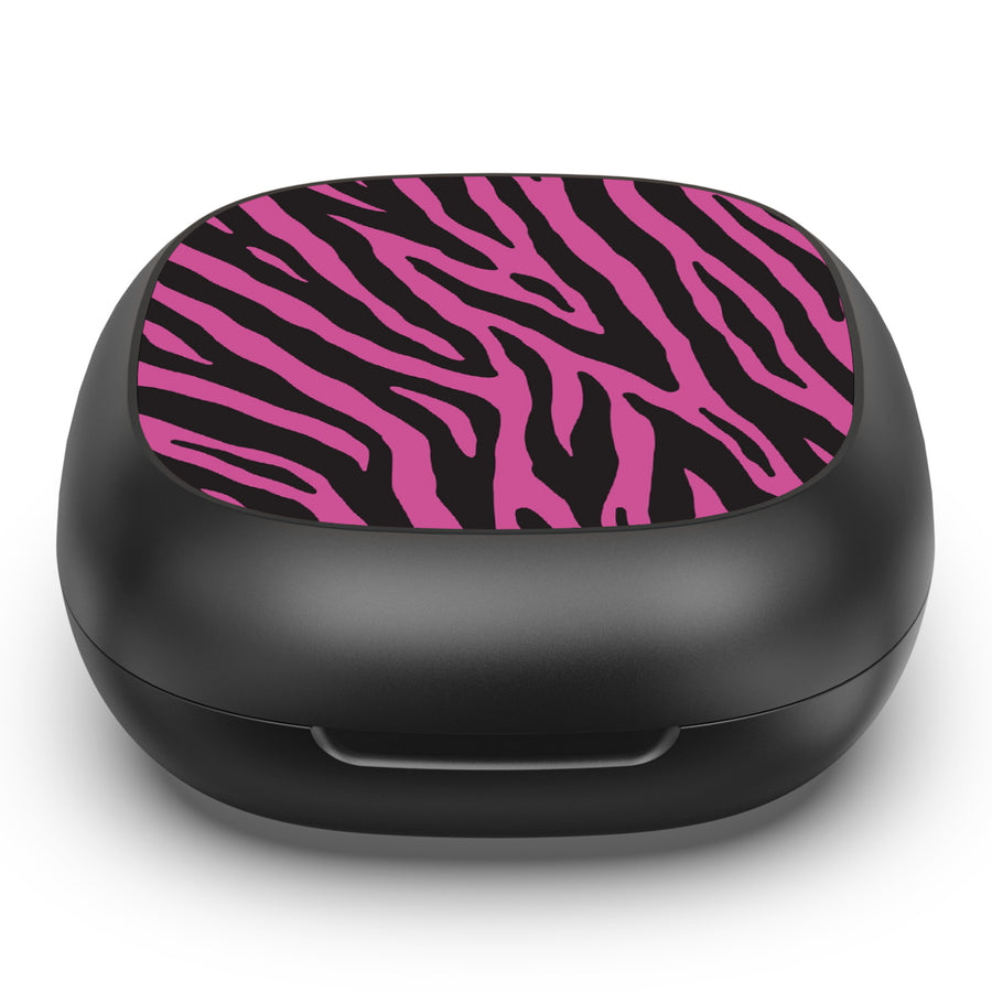 MyBat Design Lab Open-Ear Earbuds - Black - Pink Zebra Print - MFHSBTST251-010-4.jpg