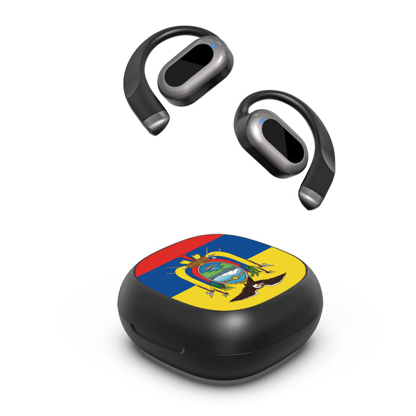 MyBat Design Lab Open-Ear Earbuds - Black - Ecuadorean Flag - MFHSBTST251-030-2.jpg