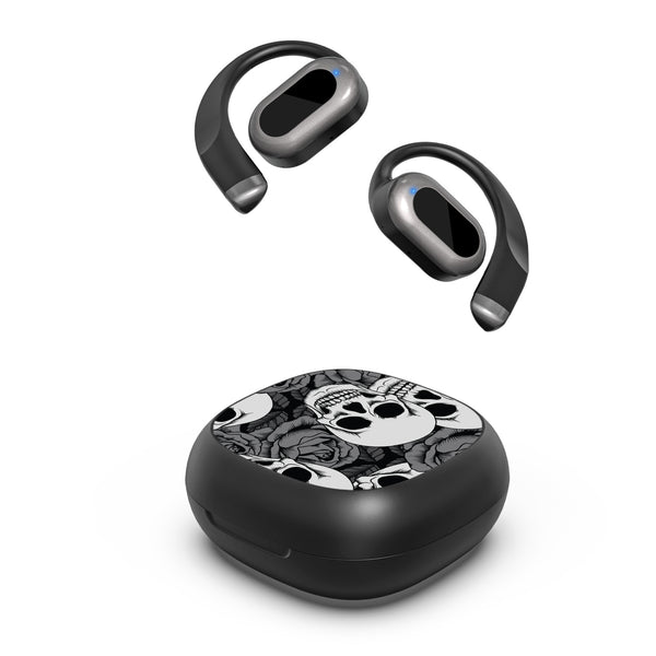 MyBat Design Lab Open-Ear Earbuds - Black - Skull Garden - MFHSBTST251-081-2.jpg
