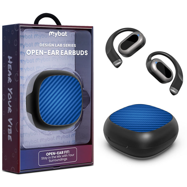 MyBat Design Lab Open-Ear Earbuds - Black - Blue Carbon Fiber - MFHSBTST251-084-1.jpg