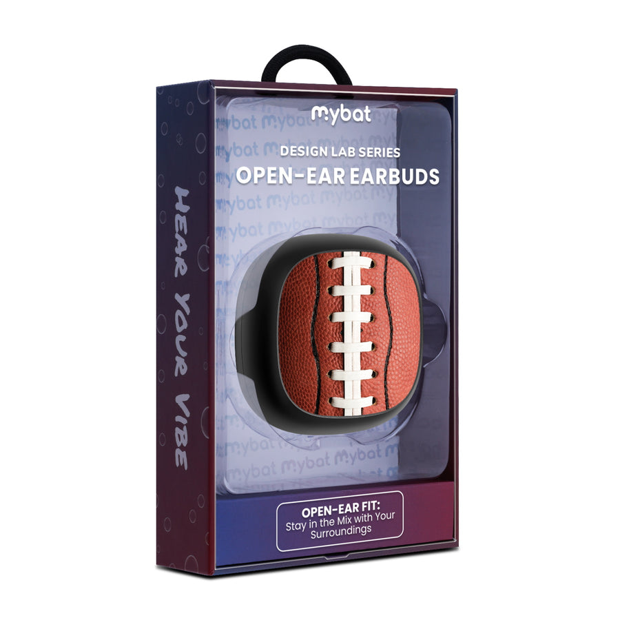 MyBat Design Lab Open-Ear Earbuds - Black - Football - MFHSBTST251-089-10.jpg