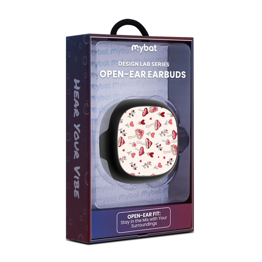 MyBat Design Lab Open-Ear Earbuds - Black - So Mush Love