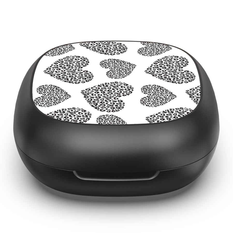 MyBat Design Lab Open-Ear Earbuds - Black - Leopard Print Hearts - MFHSBTST251-098-4.jpg