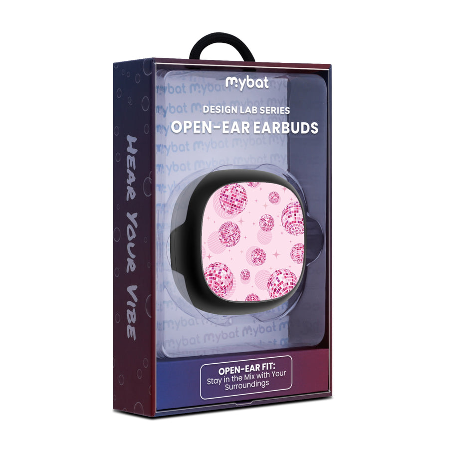 MyBat Design Lab Open-Ear Earbuds - Black - Disco Balls - MFHSBTST251-109-10.jpg