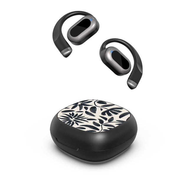 MyBat Design Lab Open-Ear Earbuds - Black - Vintage Floral - MFHSBTST251-124-2.jpg