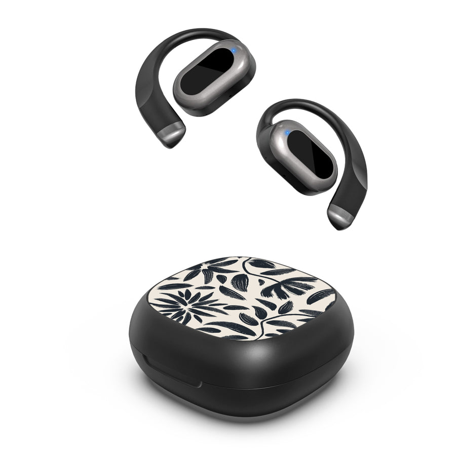 MyBat Design Lab Open-Ear Earbuds - Black - Vintage Floral - MFHSBTST251-124-2.jpg