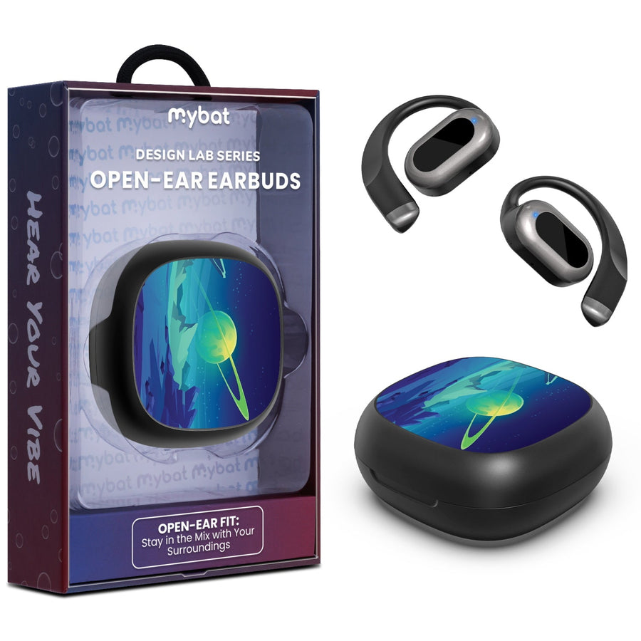 MyBat Design Lab Open-Ear Earbuds - Black - Out Of This World