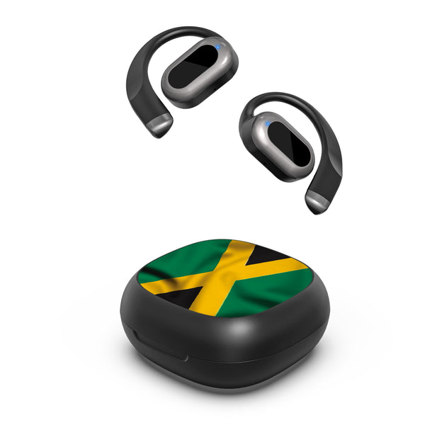 MyBat Design Lab Open-Ear Earbuds - Black - Jamaica Flag - MFHSBTST251-310-2.jpg