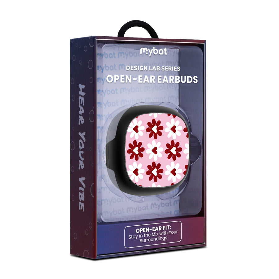 MyBat Design Lab Open-Ear Earbuds - Black - Love in Bloom - MFHSBTST251-341-10.jpg
