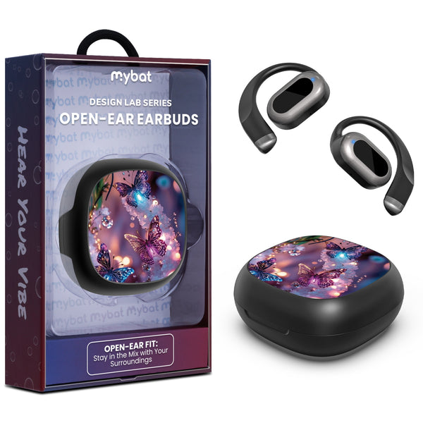 MyBat Design Lab Open-Ear Earbuds - Black - Magical Butterflies - MFHSBTST251-349-1.jpg