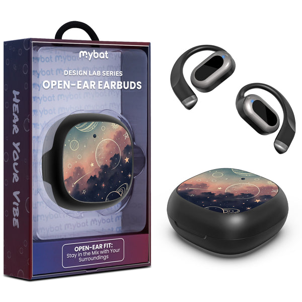 MyBat Design Lab Open-Ear Earbuds - Black - Planets and Stars - MFHSBTST251-356-1.jpg