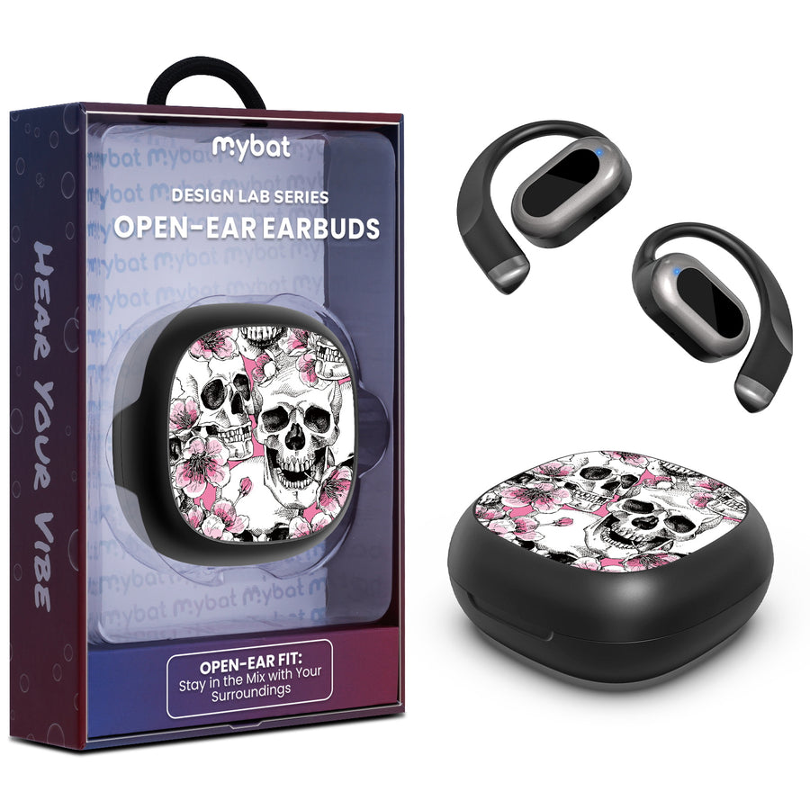 MyBat Design Lab Open-Ear Earbuds - Black - Death Blooms - MFHSBTST251-419-1.jpg