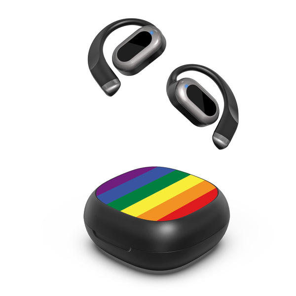 MyBat Design Lab Open-Ear Earbuds - Black - Rainbow Stripes - MFHSBTST251-459-2.jpg
