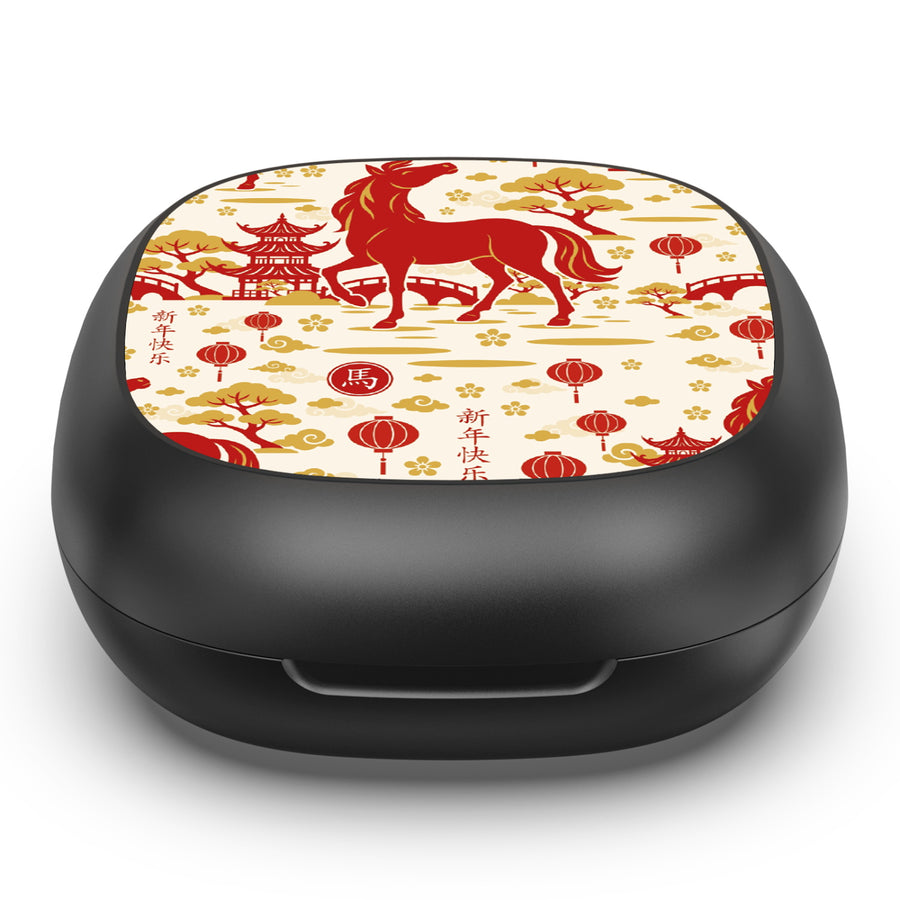 MyBat Design Lab Open-Ear Earbuds - Black - Year of the Horse - MFHSBTST251-461-4.jpg
