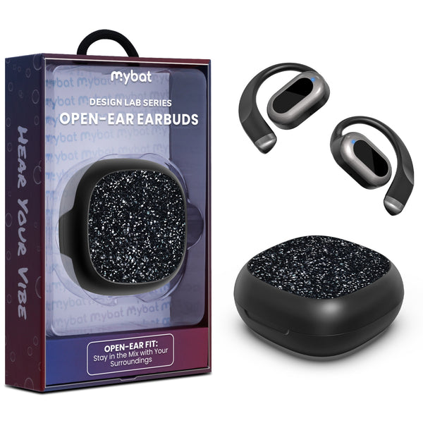 MyBat Design Lab Open-Ear Earbuds - Black / BlackRhinestone - MFHSBTST251-D01-1.jpg