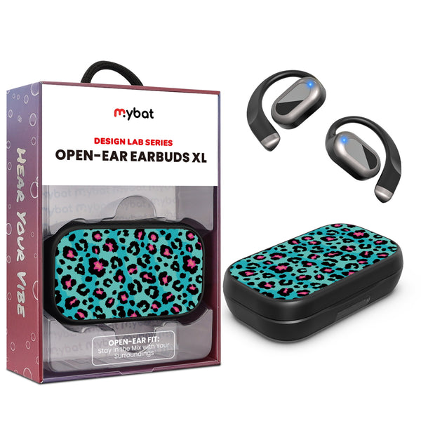 MyBat Design Lab Open-Ear Earbuds XL - Black - Multicolor Leopard - MFHSBTST271-004-1.jpg