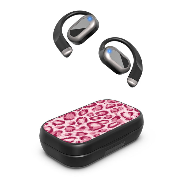 MyBat Design Lab Open-Ear Earbuds XL - Black - Pink Leopard Print - MFHSBTST271-007-2.jpg