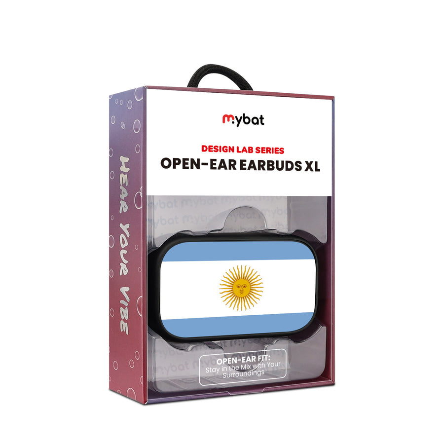 MyBat Design Lab Open-Ear Earbuds XL - Black - Argentinian Flag - MFHSBTST271-031-10.jpg