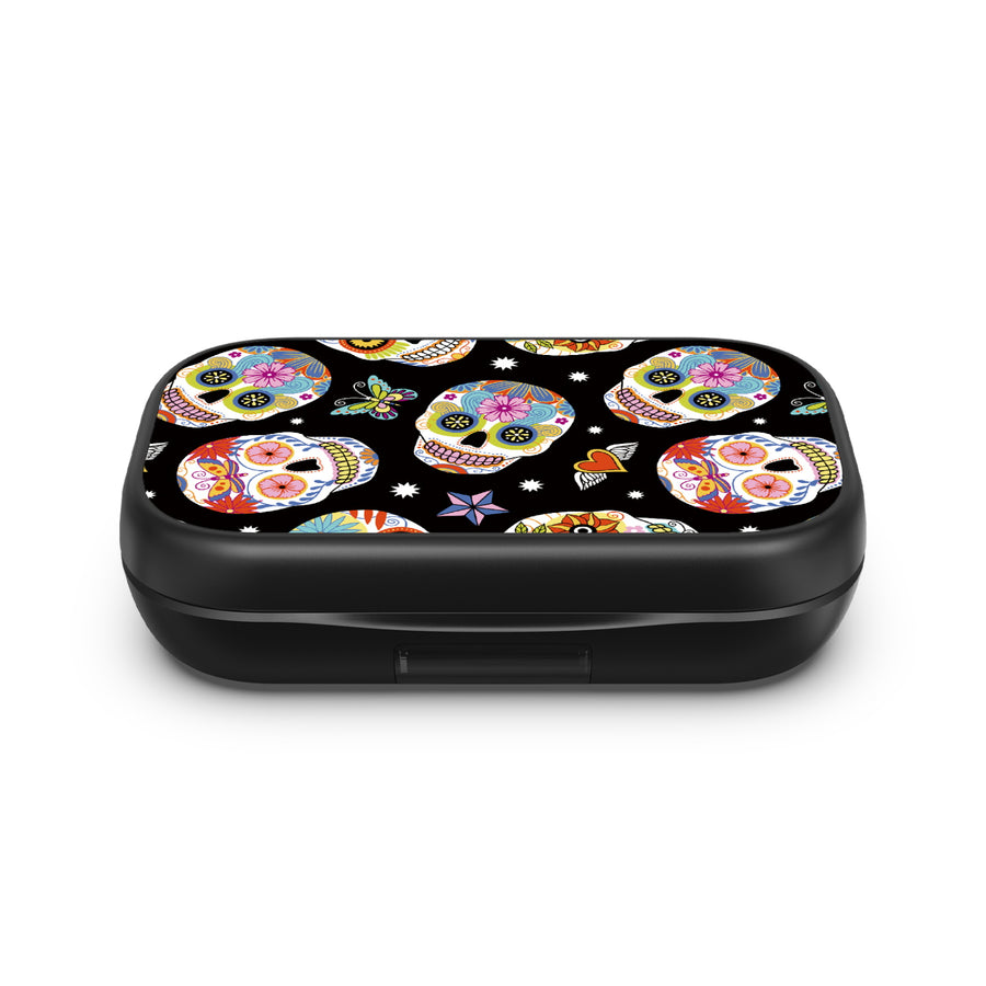 MyBat Design Lab Open-Ear Earbuds XL - Black - Day of the Dead - MFHSBTST271-056-4.jpg